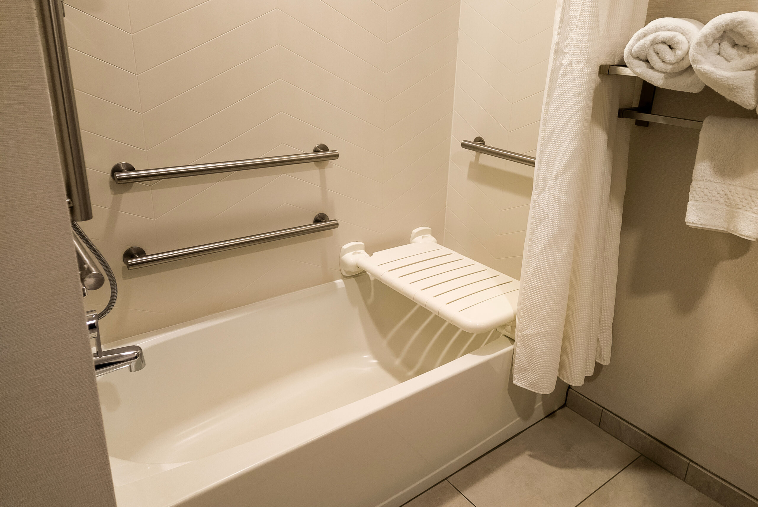 Accessible luxury bathroom design