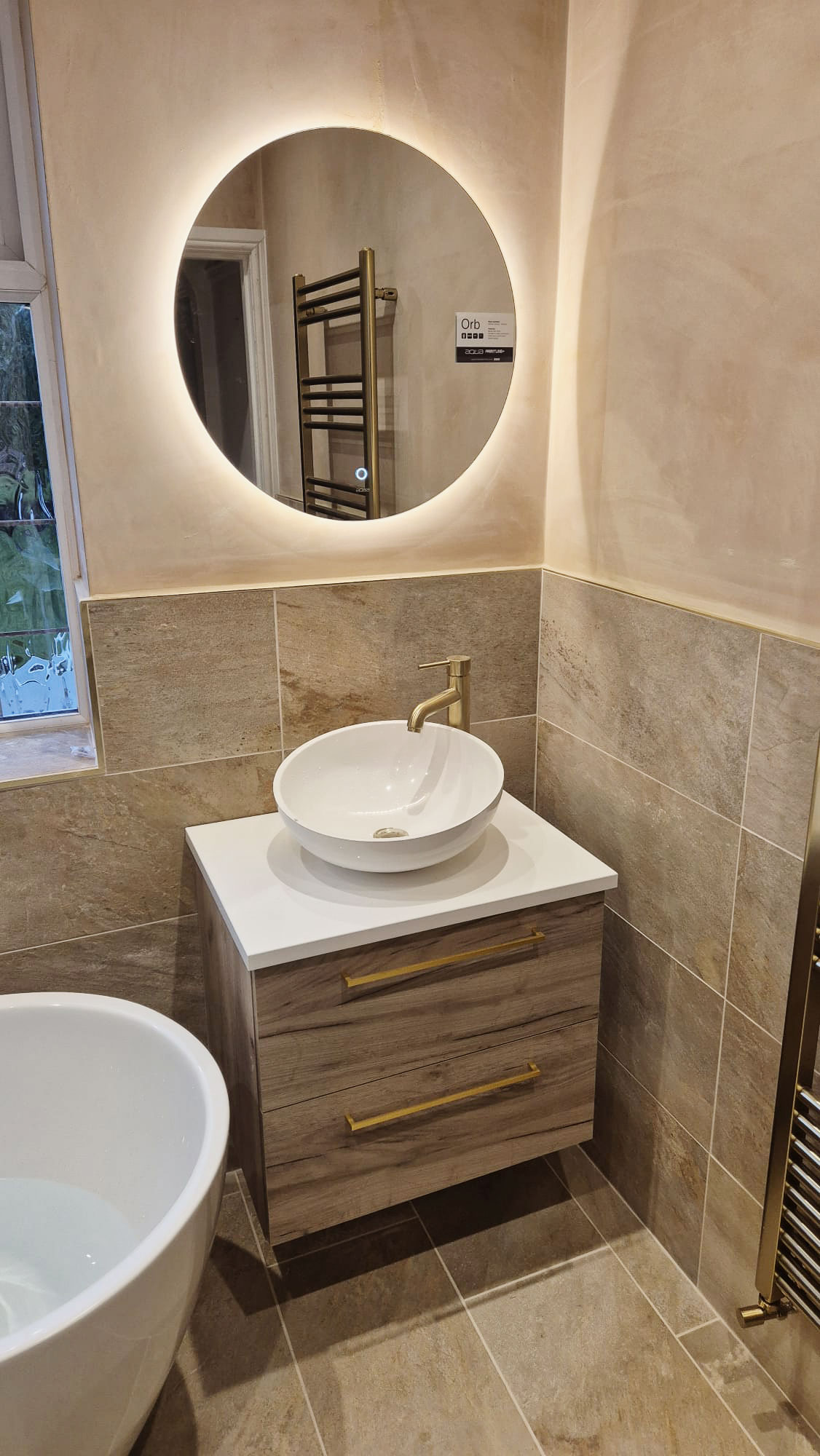 Bespoke bathroom vanity and storage